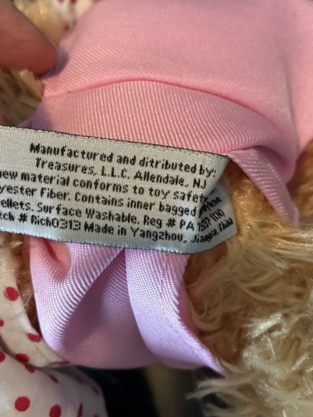 Berenstain Bears Plush Pink Polka Dot Outfit Stuffed Animal